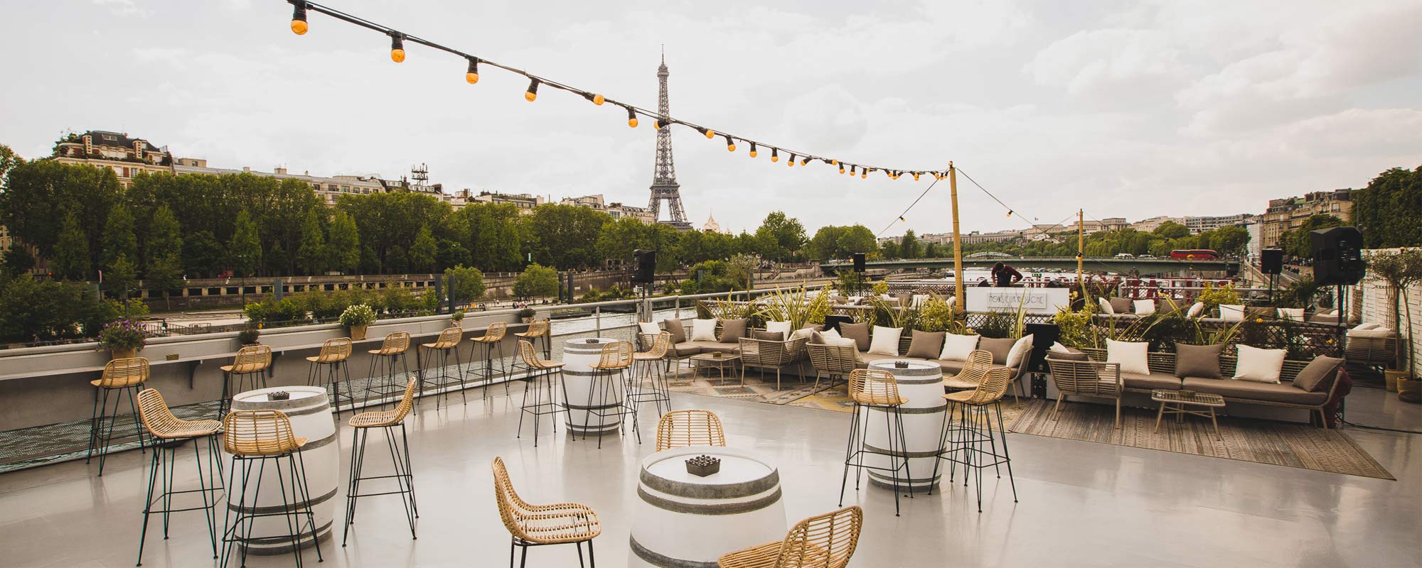 Terrace - Rooftop - Le Club restaurant Paris